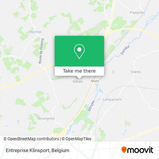 Entreprise Klinsport map