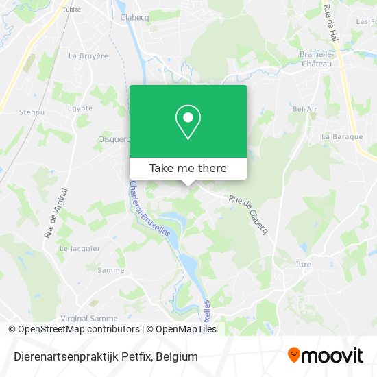 Dierenartsenpraktijk Petfix map