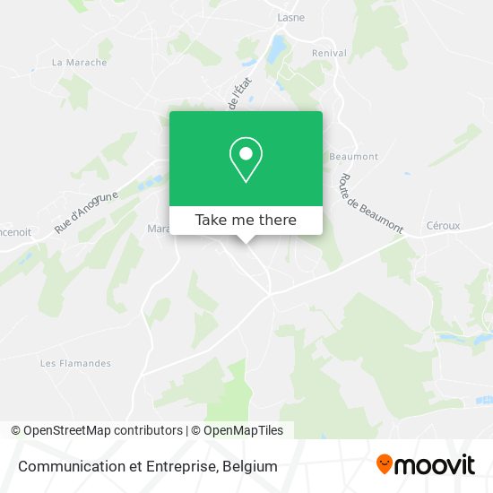 Communication et Entreprise map