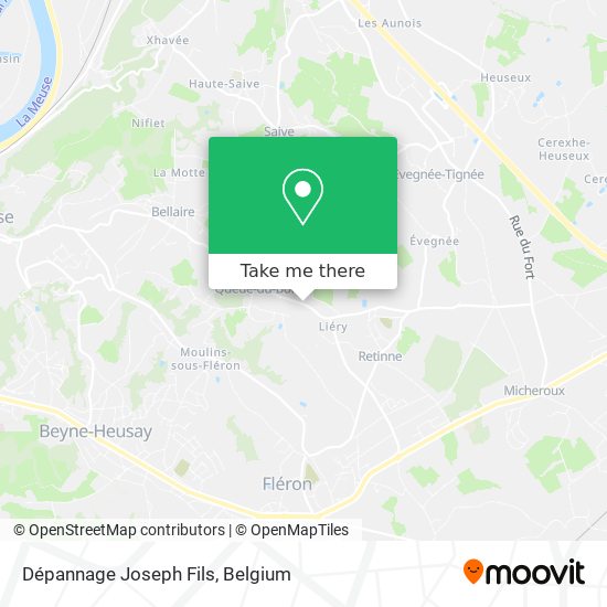 Dépannage Joseph Fils map