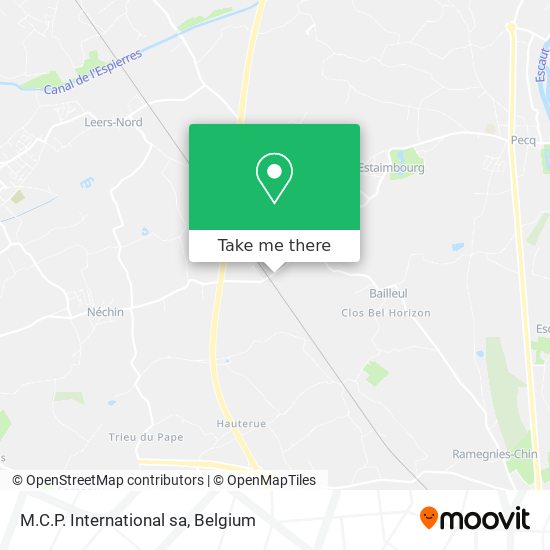 M.C.P. International sa map