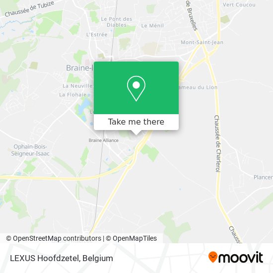 LEXUS Hoofdzetel map