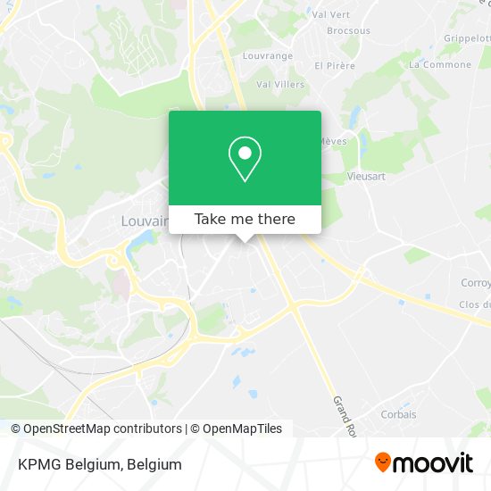 KPMG Belgium map