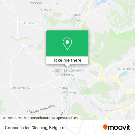 Goossens Ice Cleaning map