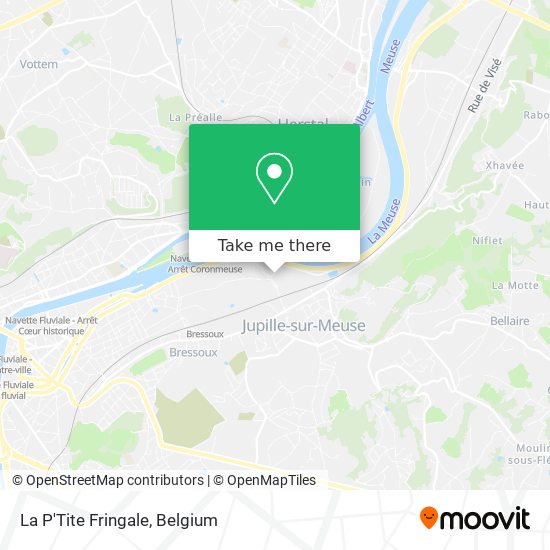 La P'Tite Fringale map