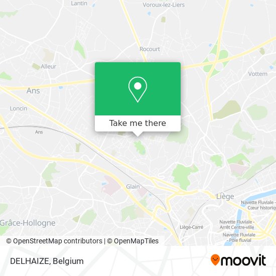 DELHAIZE map