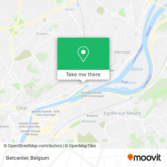 Betcenter map