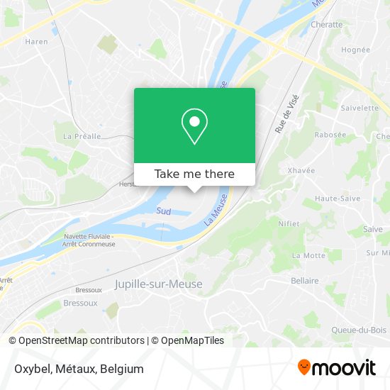 Oxybel, Métaux map