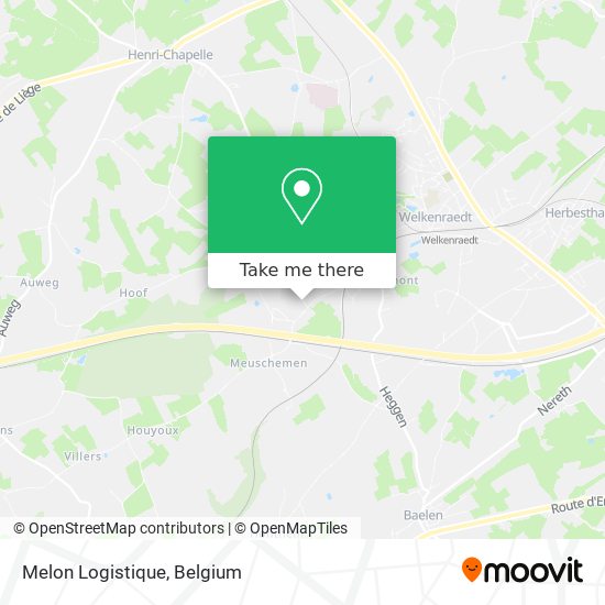 Melon Logistique map