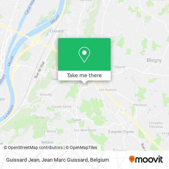 Guissard Jean, Jean Marc Guissard map