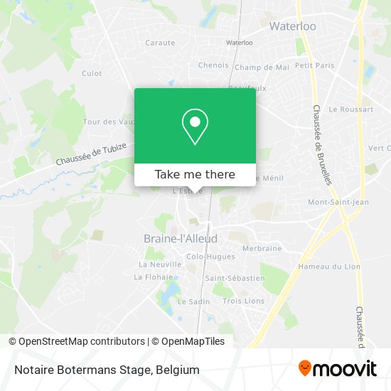 Notaire Botermans Stage map