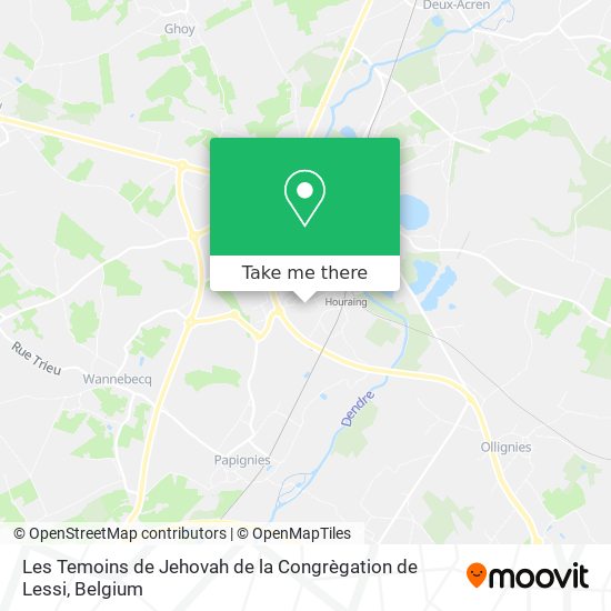 Les Temoins de Jehovah de la Congrègation de Lessi map