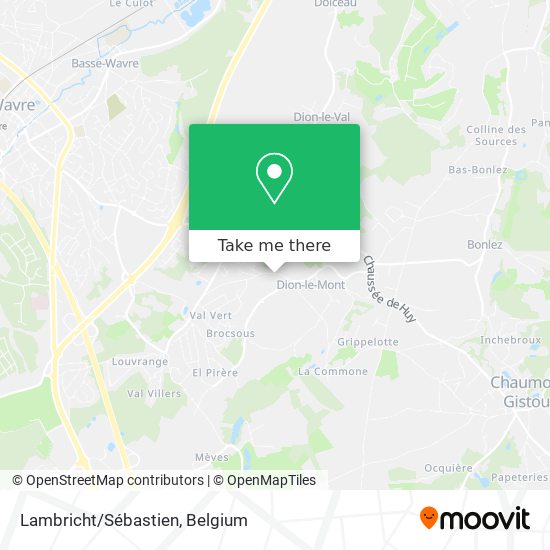 Lambricht/Sébastien map