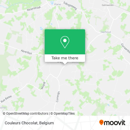 Couleurs Chocolat map