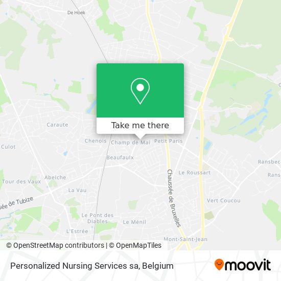 Personalized Nursing Services sa map