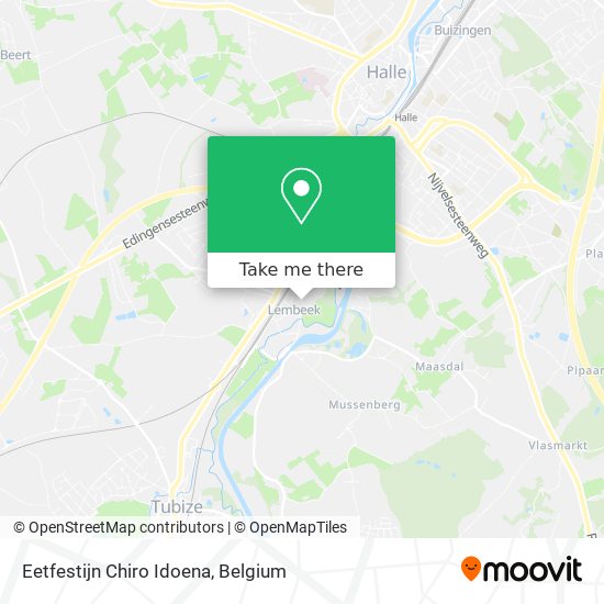 Eetfestijn Chiro Idoena map