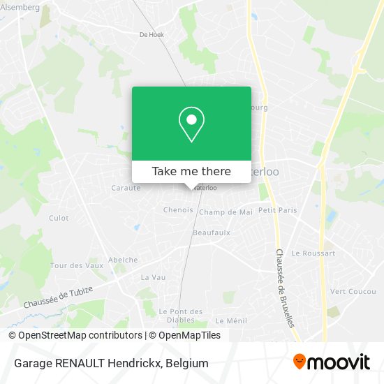 Garage RENAULT Hendrickx map