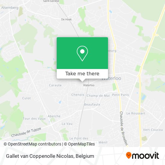 Gallet van Coppenolle Nicolas map