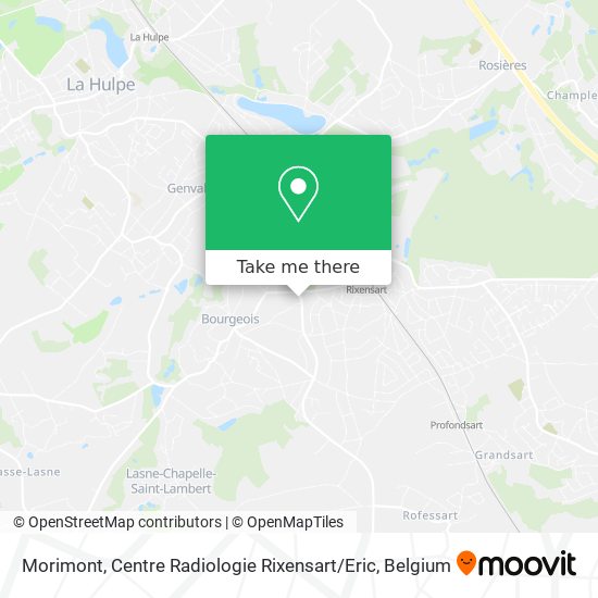 Morimont, Centre Radiologie Rixensart / Eric map
