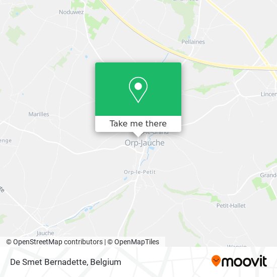 De Smet Bernadette map