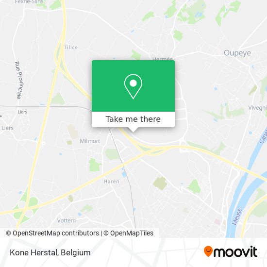 Kone Herstal map