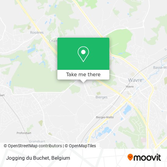 Jogging du Buchet map