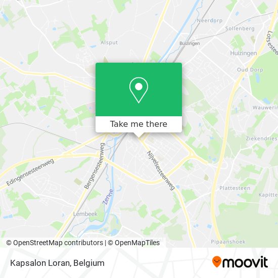 Kapsalon Loran map