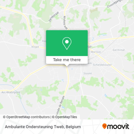 Ambulante Ondersteuning Tweb map