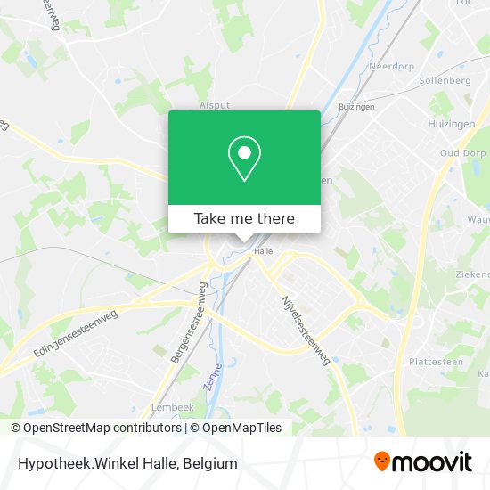 Hypotheek.Winkel Halle map