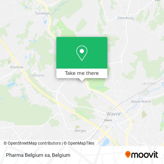 Pharma Belgium sa map