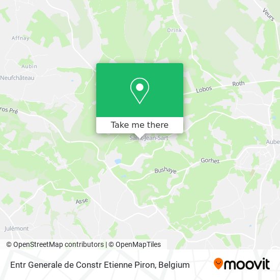 Entr Generale de Constr Etienne Piron map