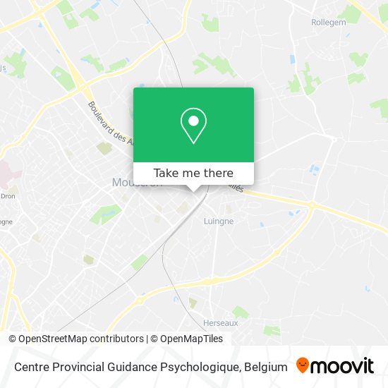 Centre Provincial Guidance Psychologique map