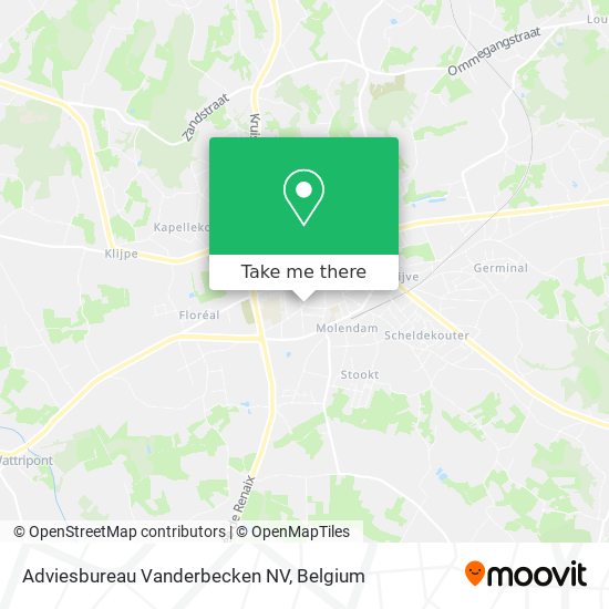 Adviesbureau Vanderbecken NV map