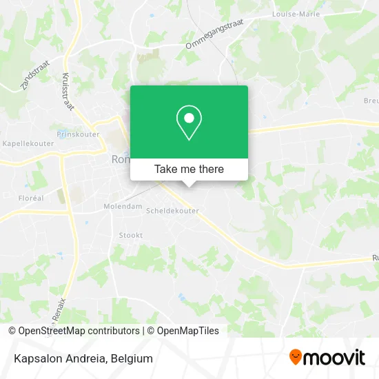 Kapsalon Andreia map