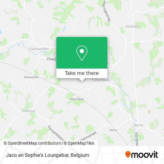 Jaco en Sophie's Loungebar plan
