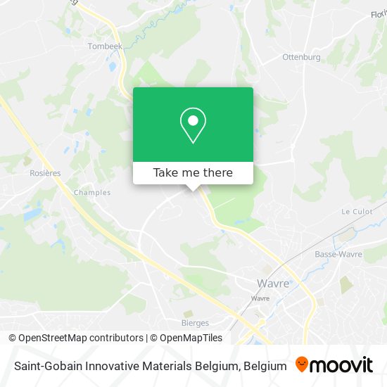 Saint-Gobain Innovative Materials Belgium map