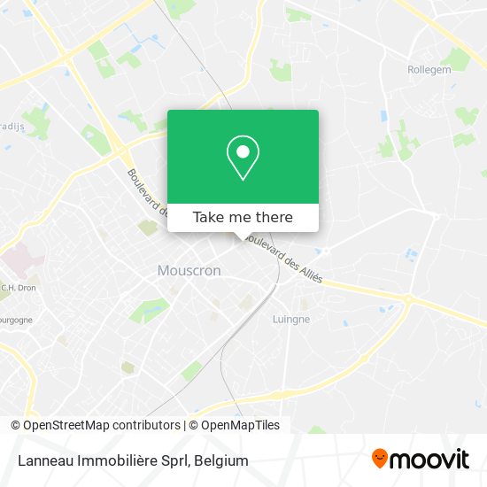 Lanneau Immobilière Sprl map