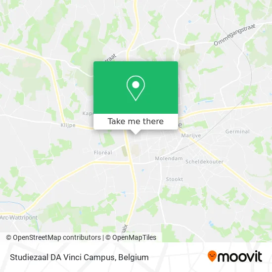 Studiezaal DA Vinci Campus plan