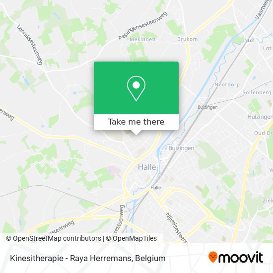 Kinesitherapie - Raya Herremans map