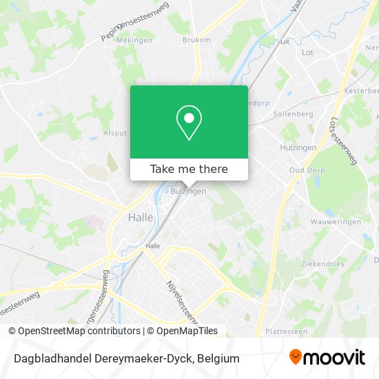Dagbladhandel Dereymaeker-Dyck map