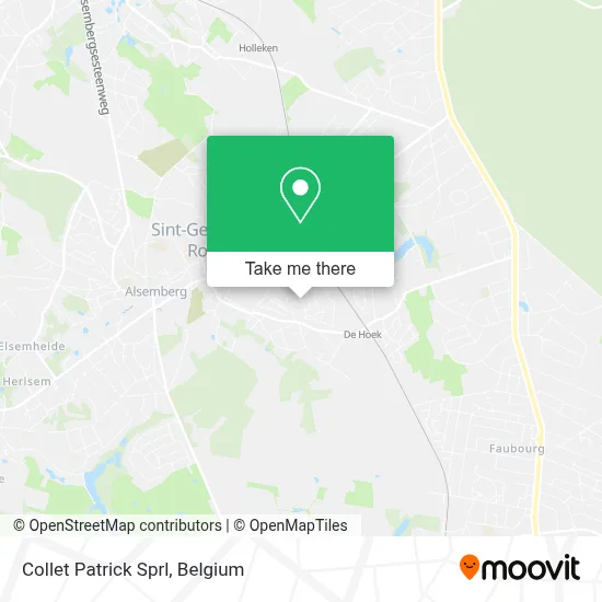 Collet Patrick Sprl map