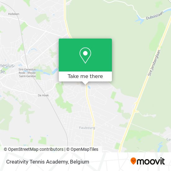 Creativity Tennis Academy map