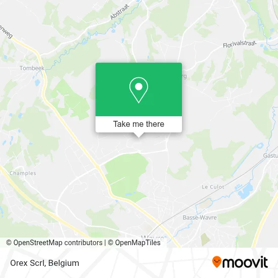 Orex Scrl map