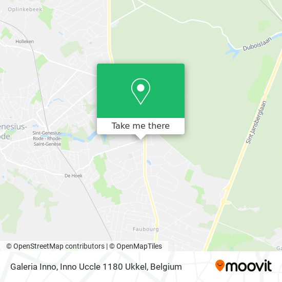 Galeria Inno, Inno Uccle 1180 Ukkel map