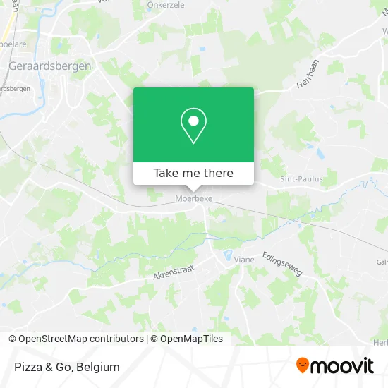 Pizza & Go map