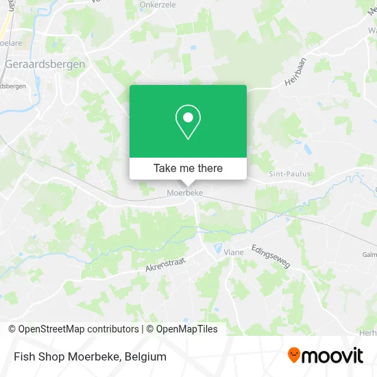 Fish Shop Moerbeke map
