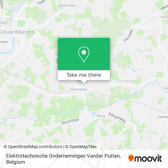 Elektrotechnische Ondernemingen Vander Putten map