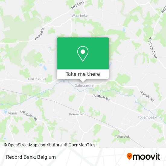 Record Bank map