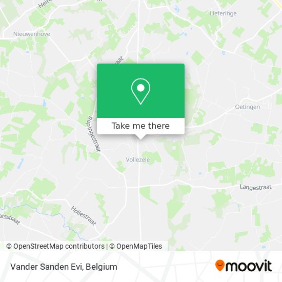 Vander Sanden Evi map