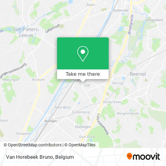 Van Horebeek Bruno map